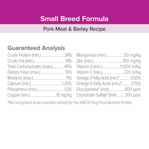 Kent Blue Seal Entrust® Formula Pork Meal and Barley Dog Food