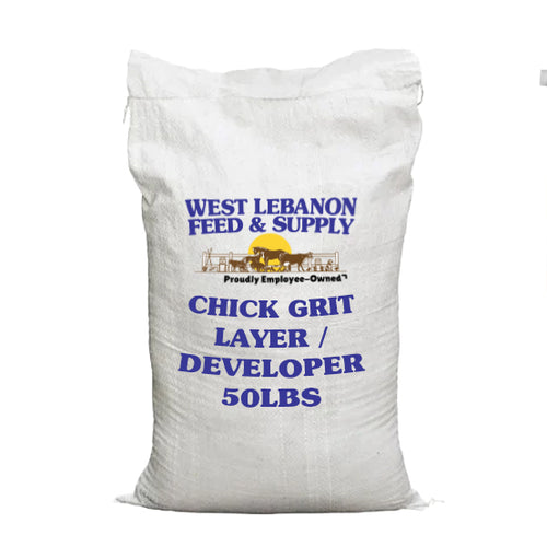 West Lebanon Feed & Supply  Chick Grit Layer/Developer 50 lbs