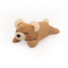 ZippyPaws Snooziez with Shhhqueaker – Bear Dog Toy