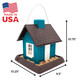 North States Village Collection Lakeside Cabin Birdfeeder