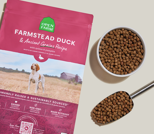 Open Farm Farmstead Duck Ancient Grains Dog Kibble