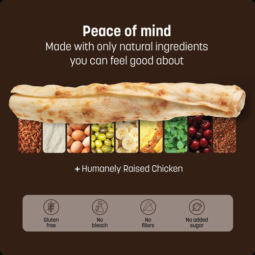 Earth Animal No-Hide® Chicken Rolls Dog Treats
