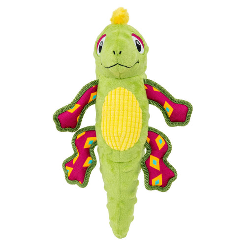 KONG Tropics Rattlez Iguana Dog Toy