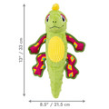 KONG Tropics Rattlez Iguana Dog Toy