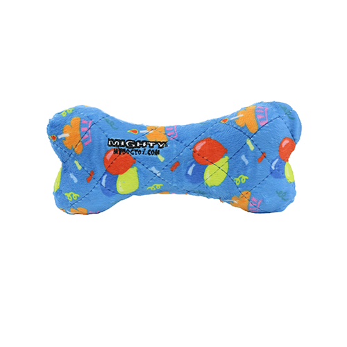 Tuffy® Mighty® Bones No Stuff Med Bone Birthday Celebration Dog Toy