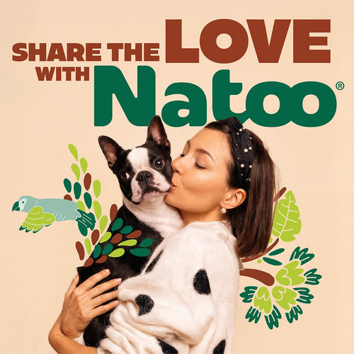 Natoo Crunchy Biscuits Oats And Berries Flavor Dog Treats
