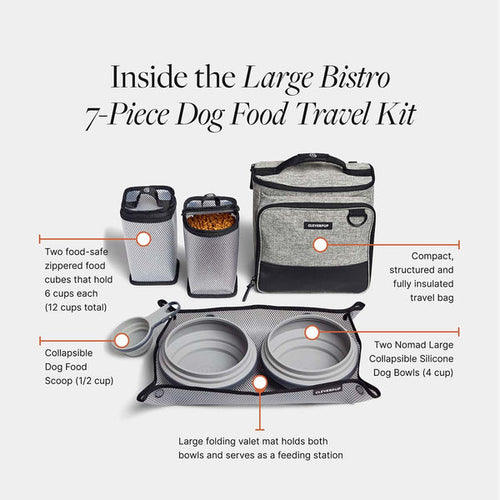 CleverPup Bistro Box Dog Food Travel Kit