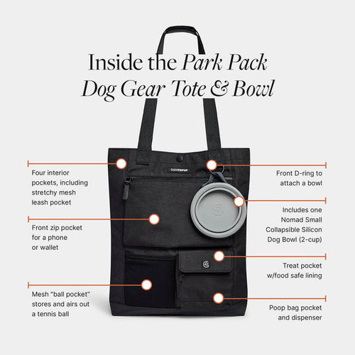 CleverPup Park Pack Dog Gear Tote Set