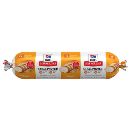 Hill's Science Diet Adult Single Protein Chicken & Brown Rice Recipe Fresh Dog Food Roll