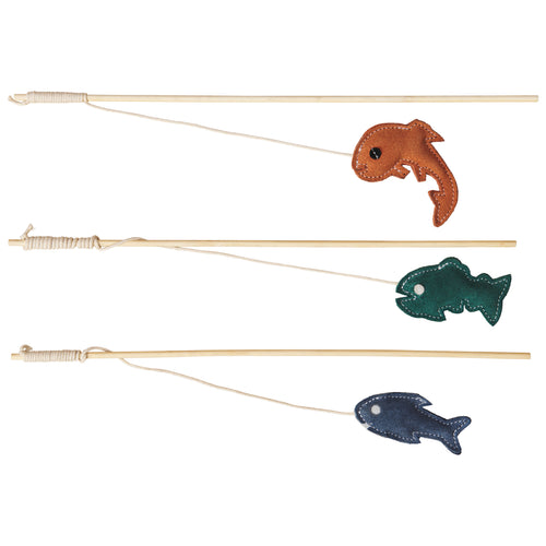 Ethical Products Dura-Fused Leather Fish Wand Asst
