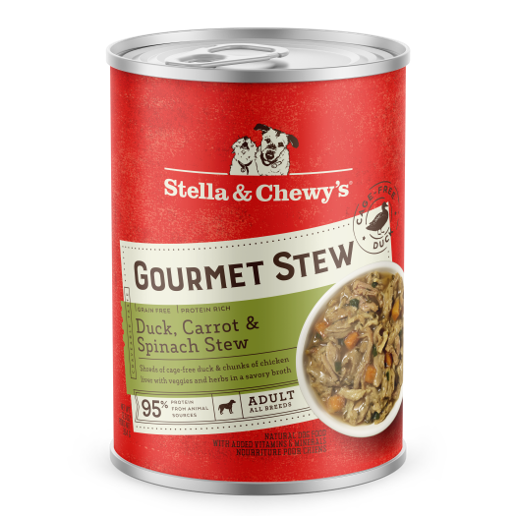 Stella & Chewy's Dog Gourmet Stew Duck, Carrot & Spinach Stew