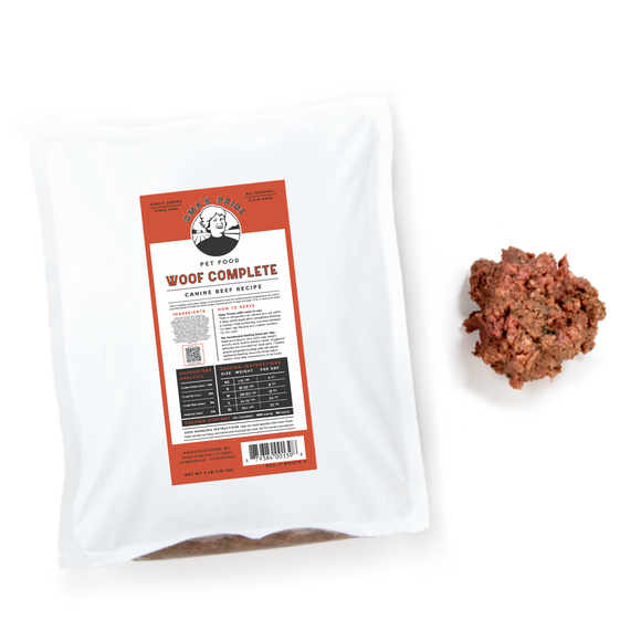 Oma's Pride Woof Complete Canine Beef Recipe