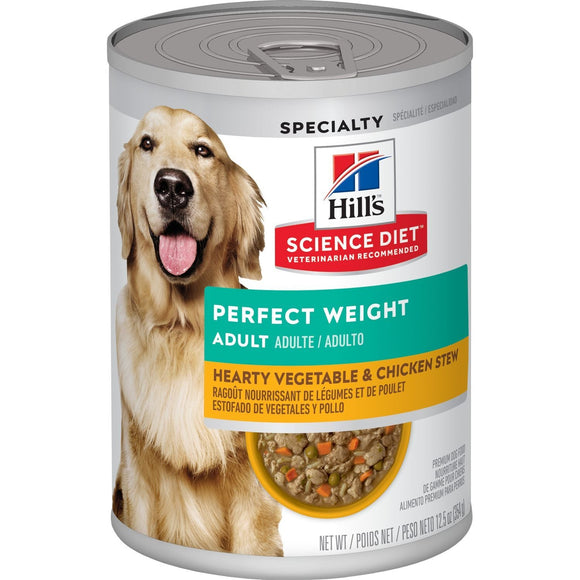 Hill's Science Diet Adult Perfect Weight Hearty Vegetable & Chicken Stew Dog Food