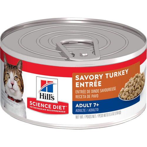 Hill's® Science Diet® Adult 7+ Savory Turkey Entrée cat food