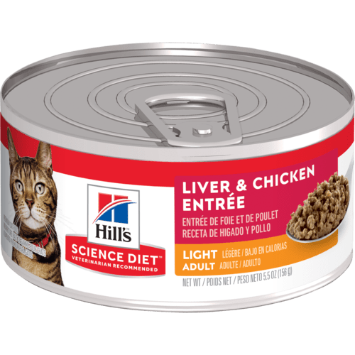 Hill's® Pet Nutrition Science Diet® Adult Light Liver & Chicken Entrée Cat Food