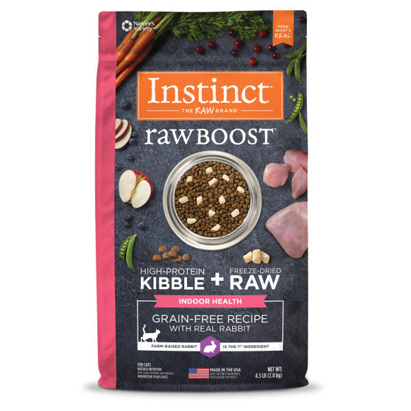 Nature's Variety Instinct Raw Boost Indoor Health Rabbit Recipe Dry Cat Food