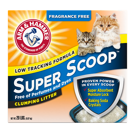 Arm & Hammer Super Scoop Unscented Clumping Litter