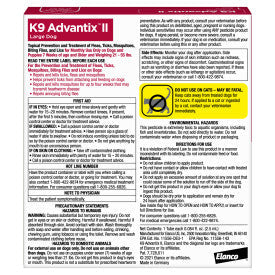 K9 Advantix II Flea, Tick & Mosquito Treatment & Prevention for Large Dogs