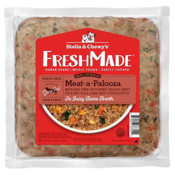 Stella & Chewy's FreshMade Meat-a-Palooza Gently Cooked Dog Food