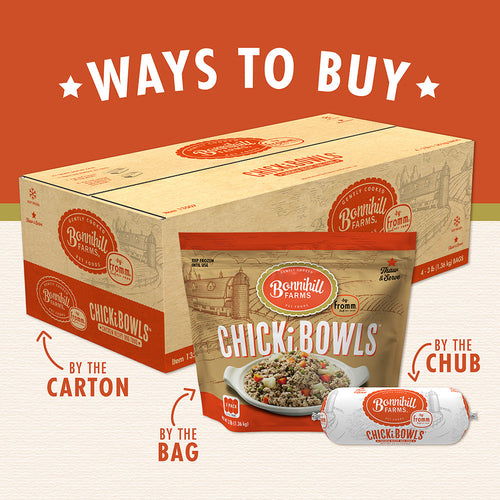 Bonnihill Farms ChickiBowls Chicken Recipe Dog Food