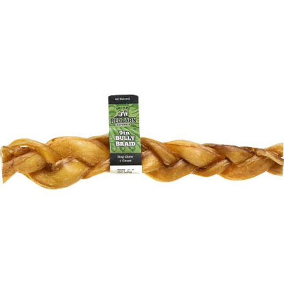 Redbarn Naturals Braided Bully Sticks Dog Treats