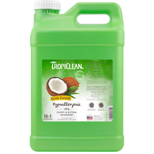 TropiClean Gentle Coconut Hypoallergenic Puppy & Kitten Shampoo